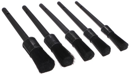 Súprava tvrdých precíznych štetcov na čistenie auta CAR DETAILING BRUSH 5 HARD, 5ks