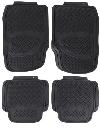 Univerzálne gumové autokoberce CAR MAT UNI SET 3, komplet, 4ks