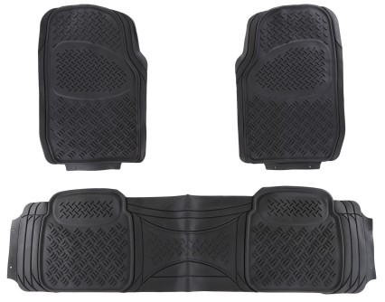 Univerzálne gumové autokoberce CAR MAT UNI SET 2, komplet, 3ks