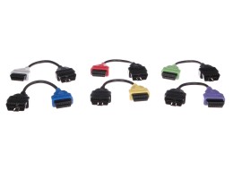 Kompletná sada OBD-II redukciou FiatECUScan pre osobné autá MECHANIC CABLE SET 3, 6ks