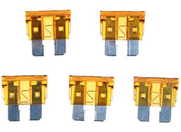 Sada nožových automobilových poistiek MECHANIC FUSE SET 5A, 100 ks
