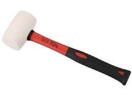 Gumová palička TPR HAMMER, biela, 220g, 285mm